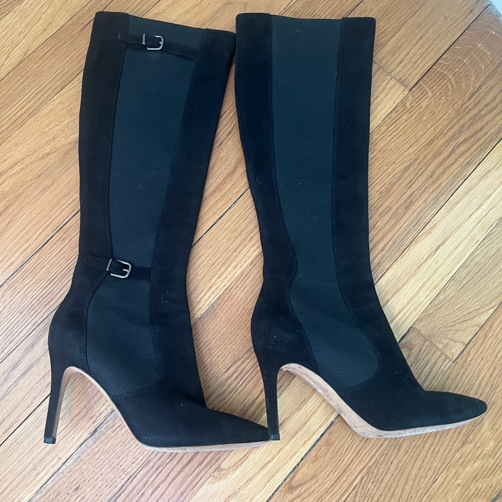 Chic Black Heeled Women's Boots
